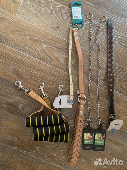 Ошейники и поводки для собак