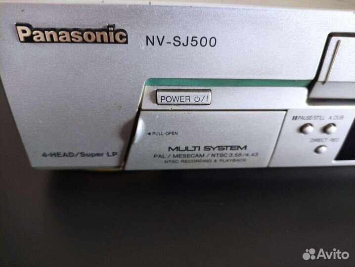 Видеомагнитофон panasonic NV-SJ500