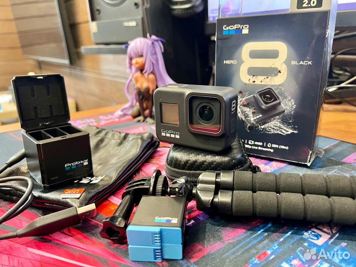 GoPro Hero 8 Black 128GB с аксессуарами