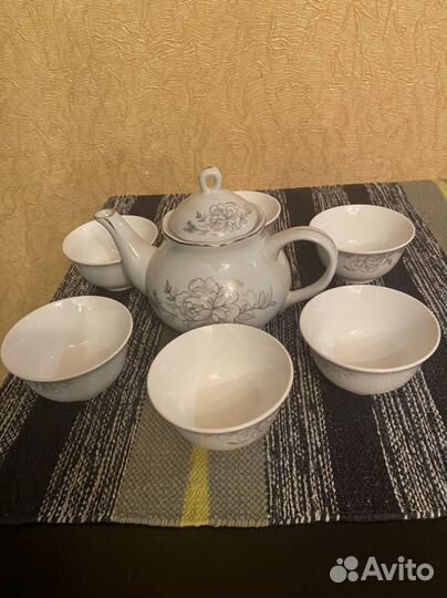 Сервиз чайный фаянс