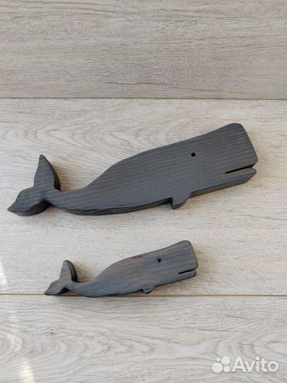 Фигурка кашалота деревянная (набор)