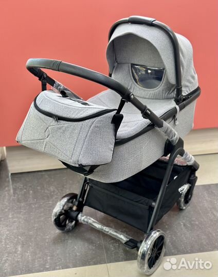 Коляска 2 в 1 Mowbaby Move silver