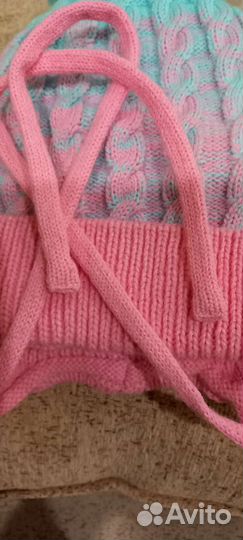 Шапка зимняя для девочки 46 48