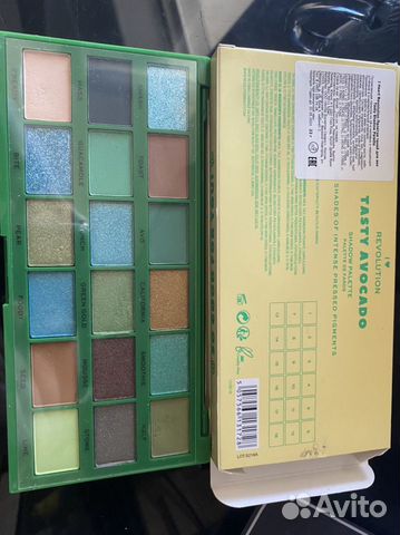 Makeup revolution тени tasty avocado