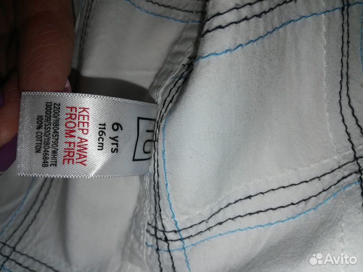 Рубашка фирменная 116см