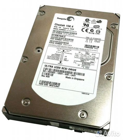 Жесткий Диск Seagate 36,7GB U320scsi ST336754LC
