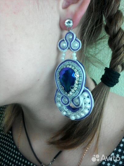 Серьги ручной работы