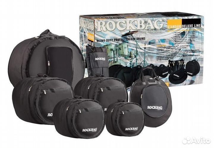 Комплект чехлов для барабанов Rockbag RB22911B