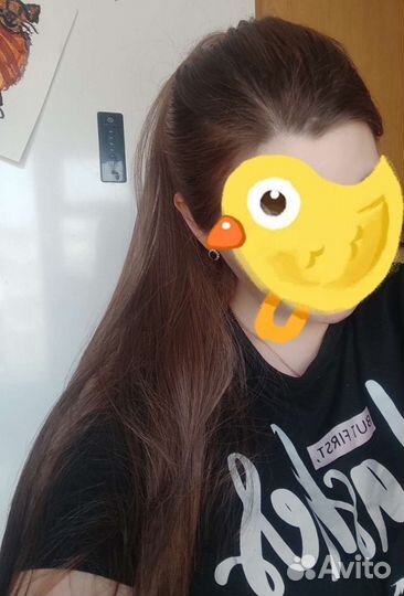 Волосы на заколках