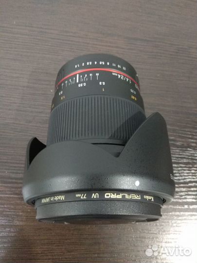 Объектив Samyang MF 24mm f/1.4 ED AS UMC Sony A