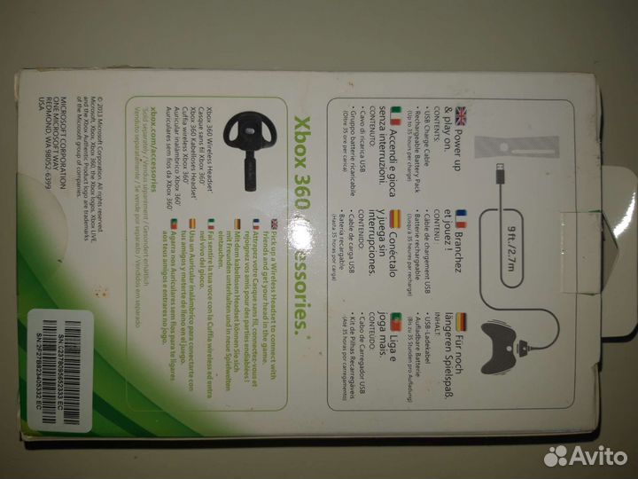 Кабель для геймпада оригинал xbox 360