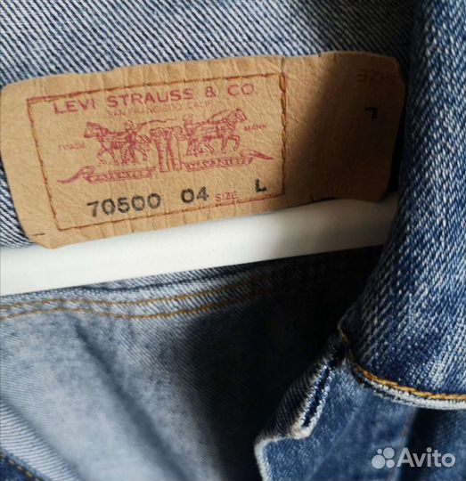 Джинсовая куртка Levi's Винтаж. 48р. Левис