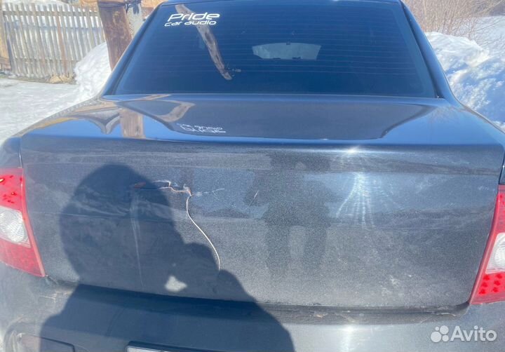Крышка багажника priora седан