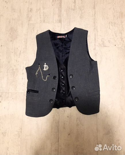 Маленькая леди школьная форма жилет 140 рост