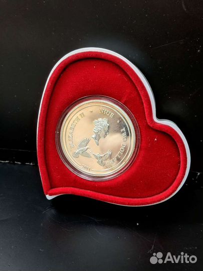 Серебряная монета, проба 999, вес 31,23 гр