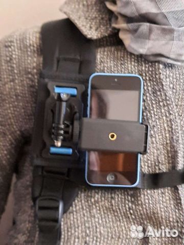 Крепление на телефон на ремень рюкзака