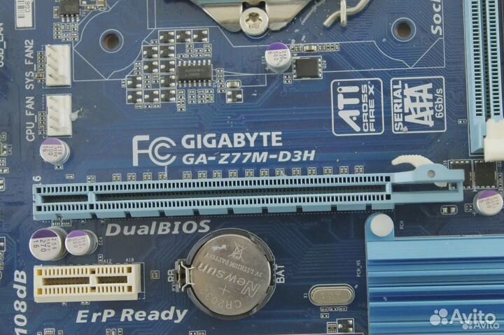 Материнская плата (1155) Gigabyte GA-Z77M-D3H