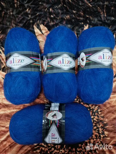 Пряжа мохер