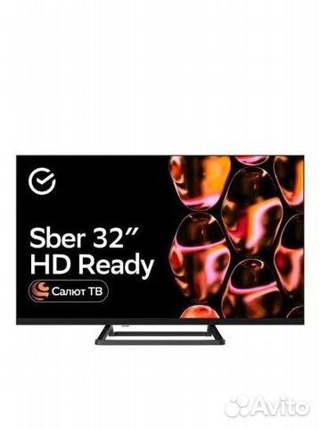 Новый смарт телевизор Sber 32", умный Сбер 32