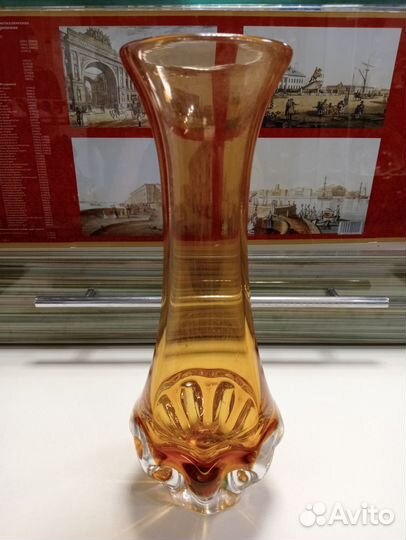 Ваза цветное стекло. лзхс СССР