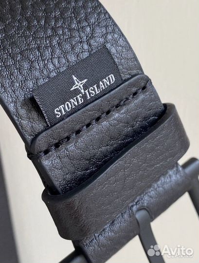 Ремень Stone Island кожаный оригинал 90 и 105 см