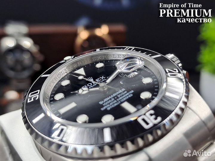 Часы мужские Rolex Submariner Black механические