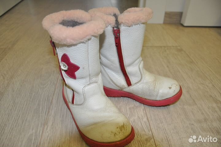 Зимние детские сапоги Зебра