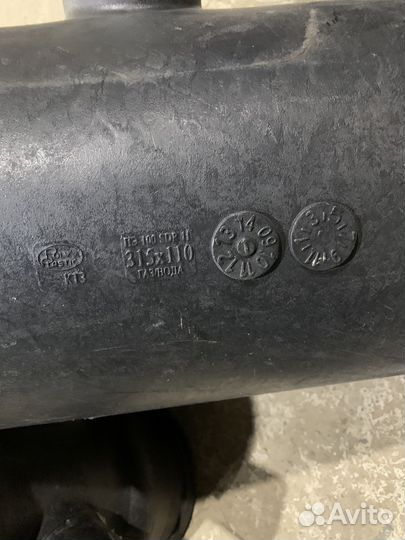 Тройник пнд 315х110 спигот