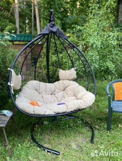 Подвесное кресло-кокон двухместное