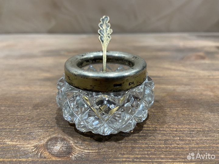 Солонка СССР серебро 875 пробы