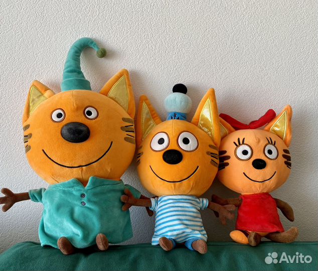 Мягкие игрушки 3 кота