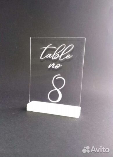 Номерки на столы