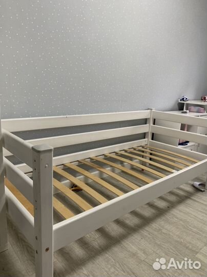 Детская кровать с матрасом бу