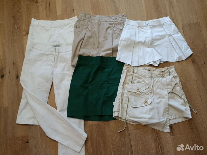 Юбки, брюки, шорты р.40-42 пакетом