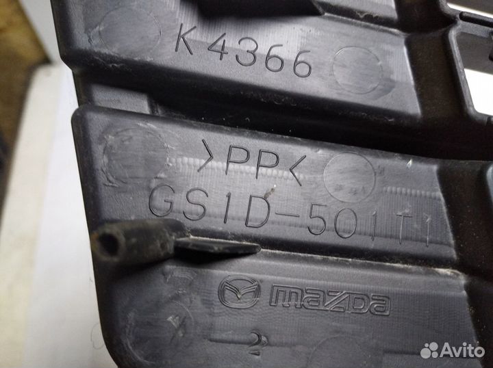 Решетка в бампер Mazda 6 Gh 2007-2010