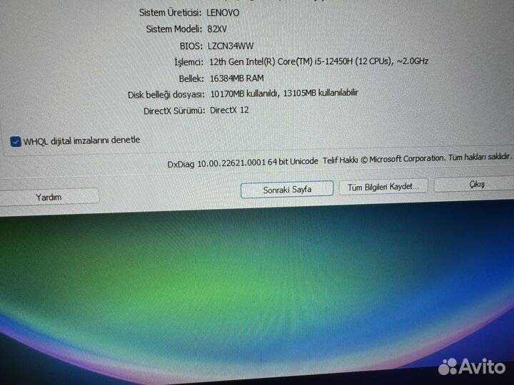 Lenovo Loq İ5 RTX 4050