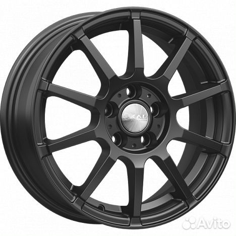 R15 5x100 6,0J ET38 D57,1 Скад Акита Черный-бархат