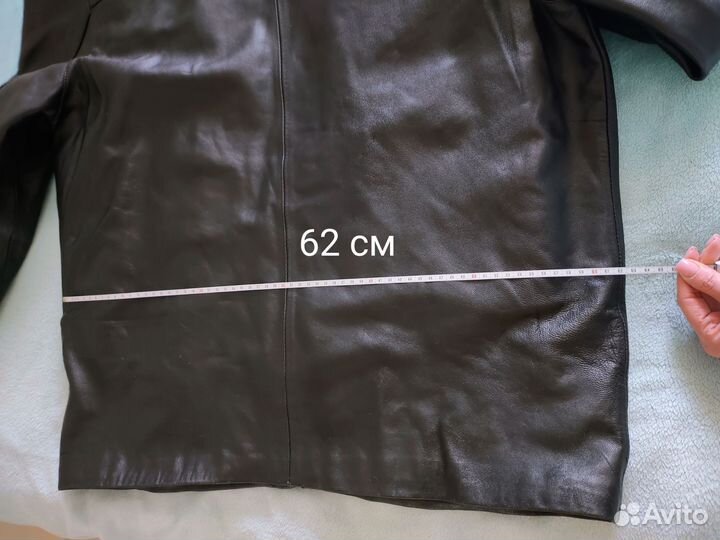Кожаная куртка мужская демисезон + зимний подклад