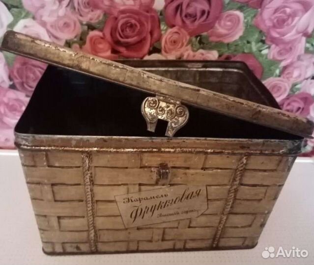 Жестяная банка дореволюционная