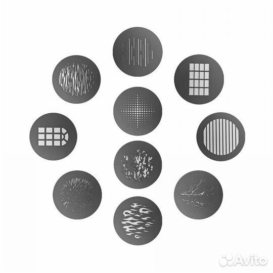 Aputure 10-piece gobo KIT (A-size)