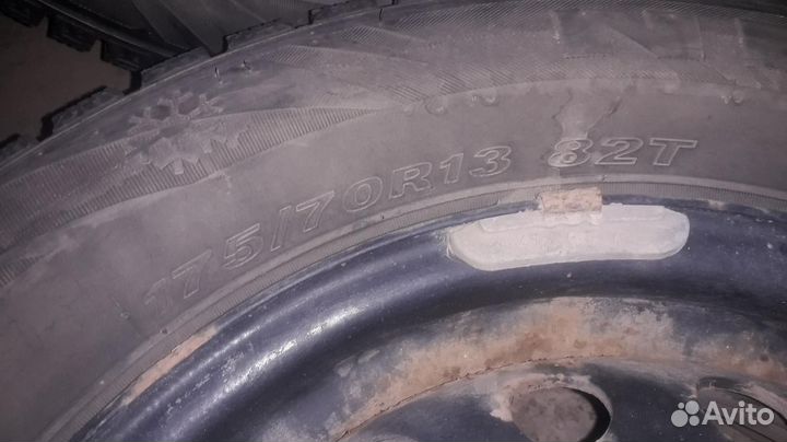 175/70 R13 Nexen Winguard WinSpike Зима Штампованн