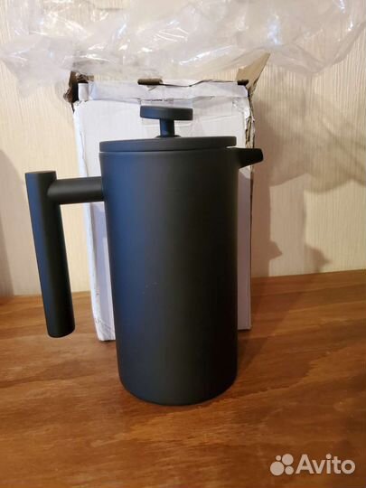 Чайник френч пресс черный матовый