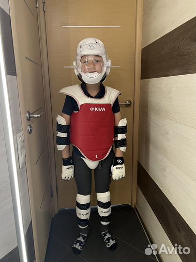 Форма для тхэквондо 140 с защитой