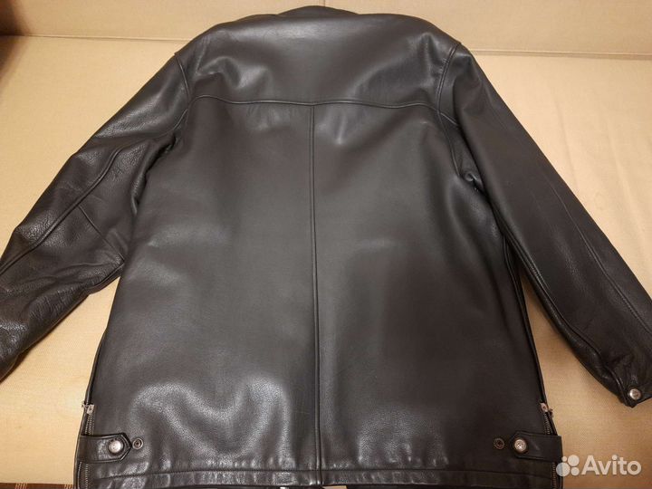 Кожаная куртка мужская пилот