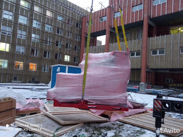 Такелажные работы. Разгрузка оборудования