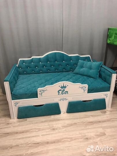 Детская кровать диван фея с каретной стяжкой