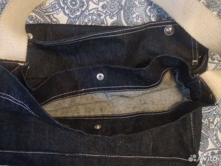 Сумка шопер джинца