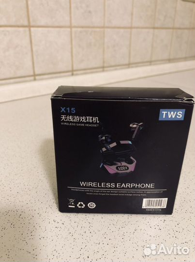 Игровые наушники с микрофоном(блютуз) X15,TWS