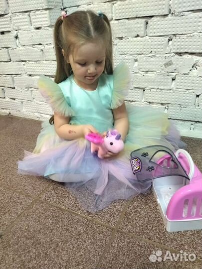 Нарядное пышное платье 110