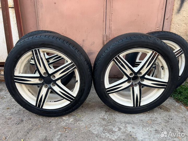 Литье диски r17 5x100 с резиной